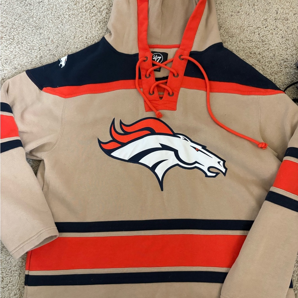 47 Men's Broncos retro hoodie